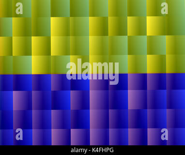 Abstract jaune violet square , moderne ; proposition ; ; motif ; multicolore ; wall artistique ; les vagues ; espace ; spectre ; réflexion ; ; ; l'élément géométrique materia Banque D'Images