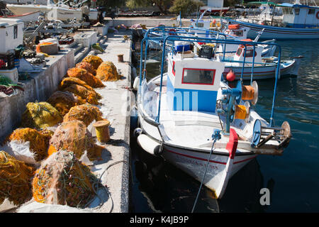 Agios kirykos, port, ikaria island, Mer Égée, Grèce, Europe Banque D'Images