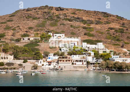 Kini Bay et de la plage, l'île de Syros, Cyclades, Mer Égée, Grèce, Europe Banque D'Images