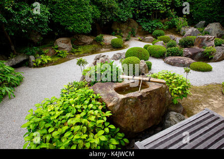 Taizo-in jardin zen, Kyoto, Japon, Asie Banque D'Images