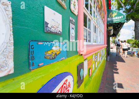 Peintures murales à Little Havana, Miami, Floride, États-Unis d'Amérique, Amérique du Nord Banque D'Images