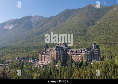 Fairmont Banff Springs Hotel, Banff, Alberta, Canada Banque D'Images