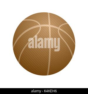 L'icône orange de basket-ball Illustration de Vecteur
