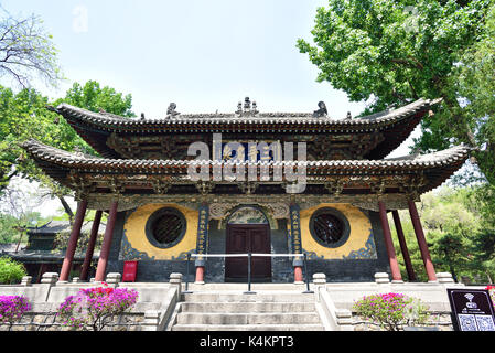 Chinois classique bâtiment ancientry-miroir de la terrasse du musée jinci à Taiyuan, Shanxi, en Chine. Banque D'Images