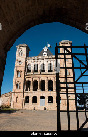 Le Rova d'Antananarivo ou Palais de la Reine, Palais Royal complexe, Madagascar Banque D'Images