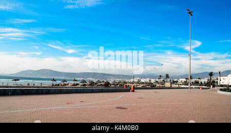 La station balnéaire d'Agadir au Maroc Banque D'Images