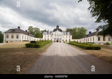 SPARREHOLMS CASTEL 2017 du parc, le château comprend un musée avec un grand nombre de jukebox et un musée de la voiture Banque D'Images