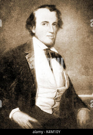 Portrait d'un capitaine de navire clipper H Robert Waterman, capitaine de la "sorcière" et plus tard de la 'Challenge' Banque D'Images