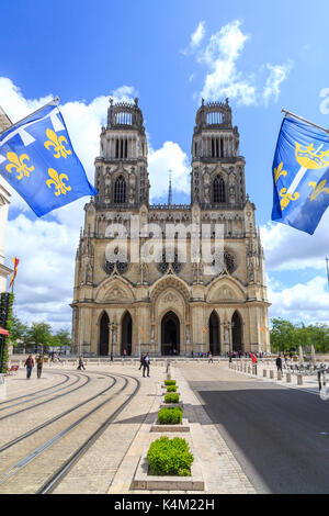 France, Loiret (45), Orléans, cathédrale Sainte-Croix // France, Loiret, Orléans, Cathédrale Sainte-Croix Banque D'Images