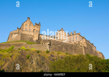 Le château d'Édimbourg, l'unesco world heritage site, Lothian, Ecosse, Royaume-Uni, Europe Banque D'Images