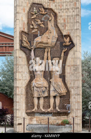 Mémorial de l'amitié soviétique-hongroise, Statue Park (Szoborpark), Budapest, Hongrie Banque D'Images