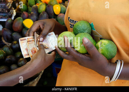 Collocation marché, Kampala, Ouganda, Afrique du Sud Banque D'Images