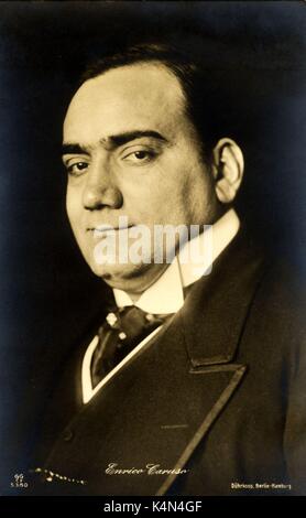 Enrico Caruso, ténor italien, 1873-1921. Banque D'Images