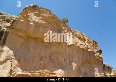 Sego canyon le pictogramme de bord, sego canyon, près de Thompson, Utah, États-Unis d'Amérique, Amérique du Nord Banque D'Images