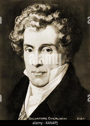 CHERUBINI, Luigi (Salvatore) - portrait - compositeur italien, 14 septembre 1760 - 15 mars 1842 Banque D'Images