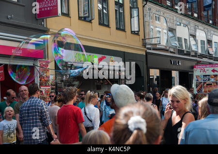 Un summerday de streetview à Copenhague, Danemark Banque D'Images