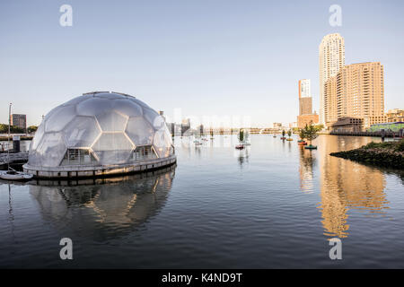 Dans la ville de Rotterdam Pays-Bas Banque D'Images