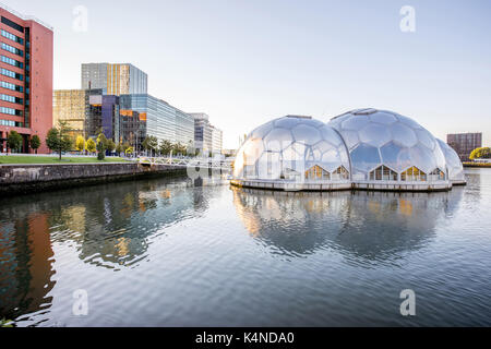 Dans la ville de Rotterdam Pays-Bas Banque D'Images