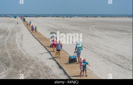 Plage de Wildwood, New Jersey Banque D'Images