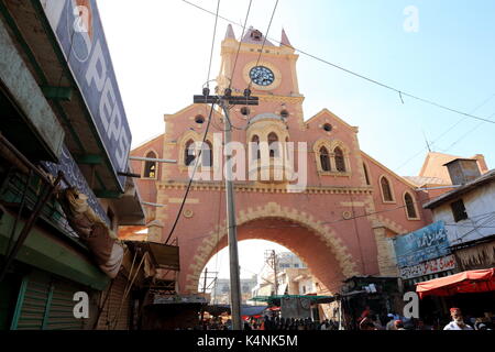 Clock Tower Hyderabad, Pakistan. Banque D'Images