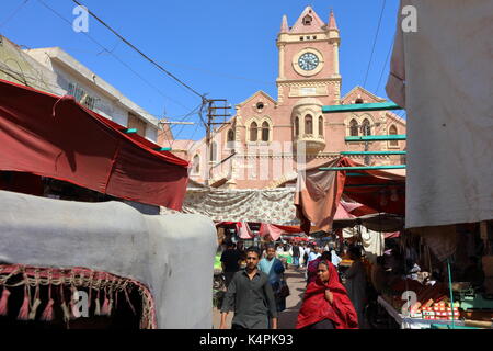 Clock Tower Hyderabad, Pakistan. Banque D'Images