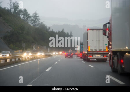 A13 Autoroute du Brenner à Innsbruck, Tyrol, Autriche. 1 Septembre 2017 © Wojciech Strozyk / Alamy Stock Photo Banque D'Images