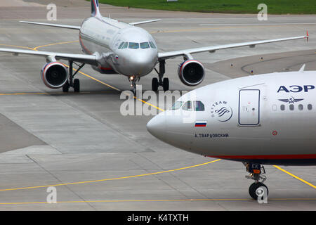 Sheremetyevo, région de Moscou, Russie - 16 mai 2011 : aeroflot Airbus A330-343x 50-2106-bek à l'aéroport international de Sheremetyevo. Banque D'Images