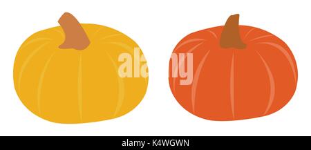L'icône de citrouille vectors Illustration de Vecteur