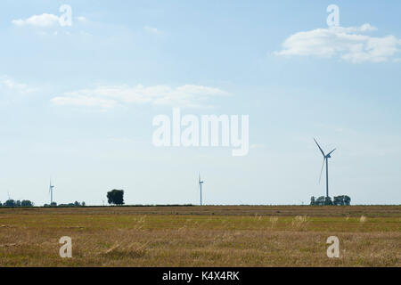 Ferme éolienne à rendre les énergies renouvelables Banque D'Images