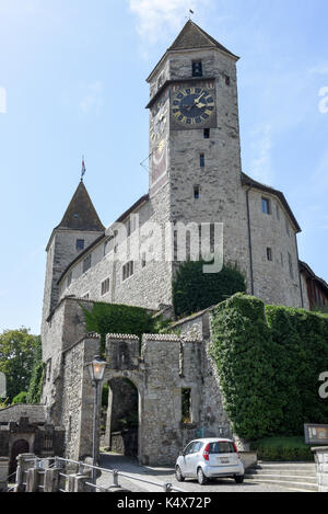 Rapperswil, Suisse - 3 août 2017 : le vieux centre de Rapperswil en Suisse Banque D'Images