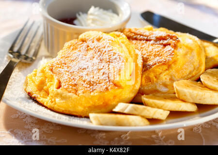 Crêpes soufflé Banque D'Images