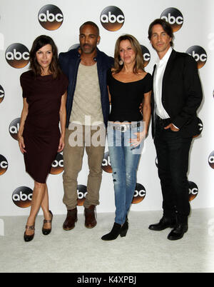 Abc disney tca summer press tour 2017 comprend : finola Hughes, donnell Turner, Nancy Lee grahn, Michael easton où : Los Angeles, California, UNITED STATES Quand : 06 août 2017 Credit : adriana barraza/wenn.com m. Banque D'Images