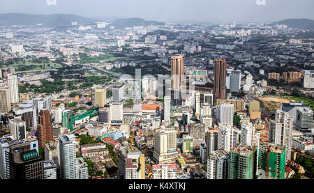 Kuala Lumpur, Malaisie - 18 mai 2013, Kuala Lumpur et ses environs zones urbaines constituent la région économique la plus moderne en Malaisie. Banque D'Images