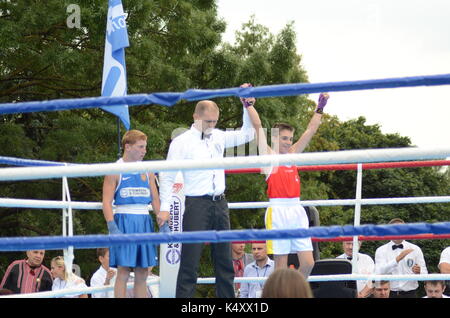La journée de célébration reportage rédactionnel Volyn Lutsk Ukraine Ville Région, 25.08.17. Banque D'Images
