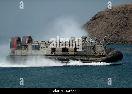 Landing Craft Air Cushion. Banque D'Images