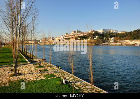 Coimbra et la rivière Mondego. portugal Banque D'Images