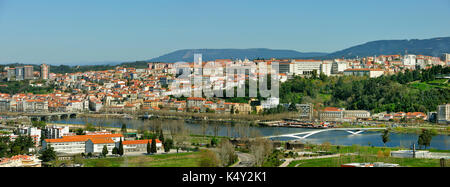 Coimbra et la rivière Mondego. portugal Banque D'Images