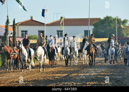 Foire équestre. Golegã, Ribatejo. Portugal Banque D'Images