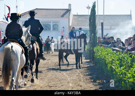 Foire équestre. Golegã, Ribatejo. Portugal Banque D'Images