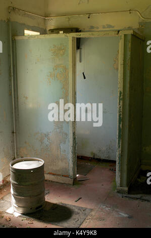 Intérieur d'un raf de abandonnés dans le Hampshire, Angleterre Banque D'Images