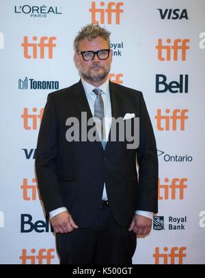 Toronto, Canada. 30Th jun 2017. acteur yorick van wageningen assiste à la première du film 'papillon' au cours de la 2017 Toronto International Film Festival à Toronto, Canada, sept. 7, 2017. La 2017 festival international du film de Toronto (TIFF) a débuté jeudi avec quelque 340 films à l'écran lors de l'événement, qui se déroule jusqu'au 17 septembre. crédit : zou zheng/Xinhua/Alamy live news Banque D'Images