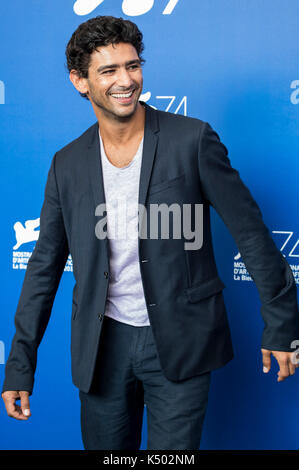 Venise, Italie. 07Th sep 2017. Salim Kechiouche durant la 'mektoub, mon amour : canto uno' photocall à la 74e festival international du film de Venise au Palazzo del casino sur septembre 07, 2017 à Venise, Italie : crédit-geisler fotopress/Alamy live news Banque D'Images