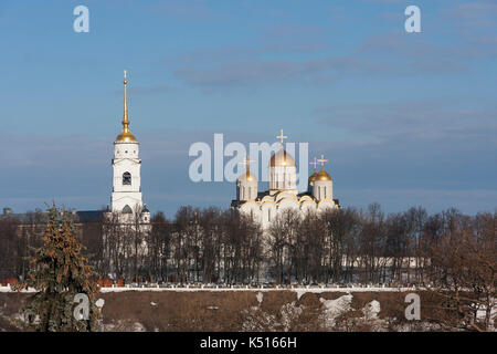 La cathédrale Uspensky historique à Vladimir Banque D'Images