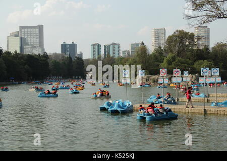 Le parc de Chapultepec à Mexico D.F. Banque D'Images