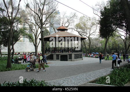 Le parc de Chapultepec à Mexico D.F. Banque D'Images