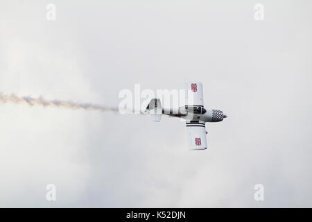 Le corbeau, l'équipe en utilisant un mélange de cars rv-4, RV-8, l'exécution et au Scottish international airshow sur ayr ayrshire dans la baie Banque D'Images