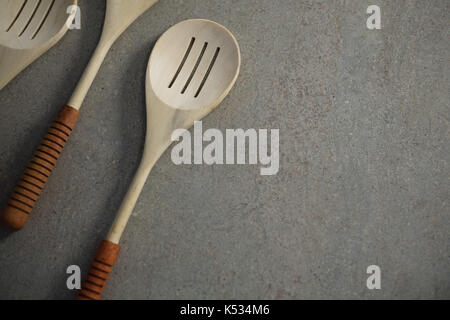 Portrait de spatules sur table Banque D'Images
