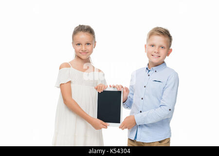 Kids with digital tablet Banque D'Images