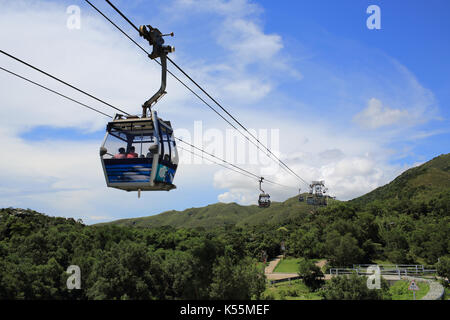 Ngong Ping 360 est un projet touristique sur l'île de Lantau à hong kong Banque D'Images