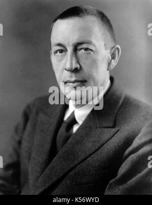 Sergei Rachmaninoff, Rachmaninoff , Compositeur Et Pianiste Sergei Wassilievitch Rachmaninoff Banque D'Images